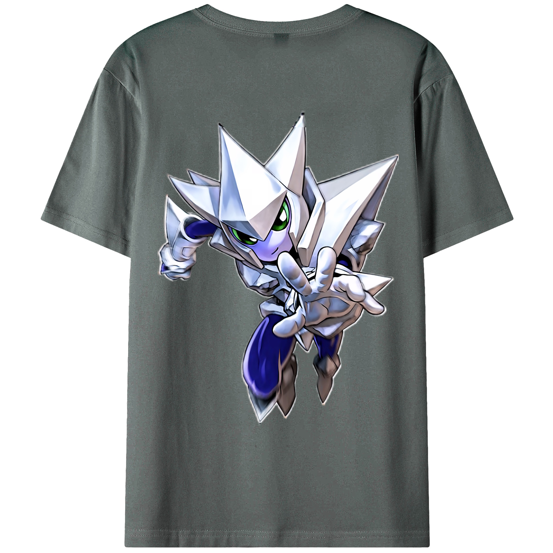 （画像用） 遊☆戯☆王 Yu-Gi-Oh! 綿100％ メンズ半袖Tシャツ（バックプリント） 通気性
